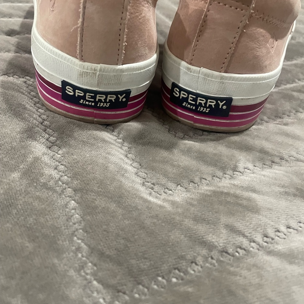 Sperry Pink Sneakers Low-Top Canvas - Picture 4 of 4